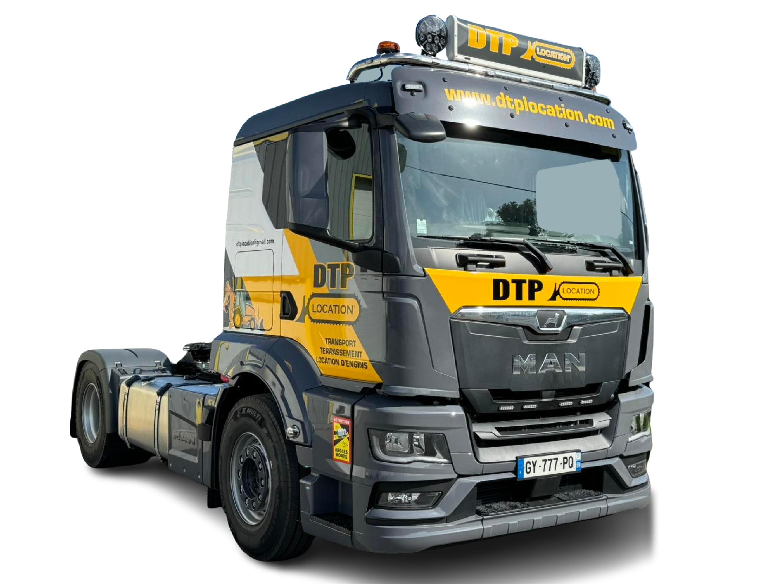 photo d'un camion dtp location